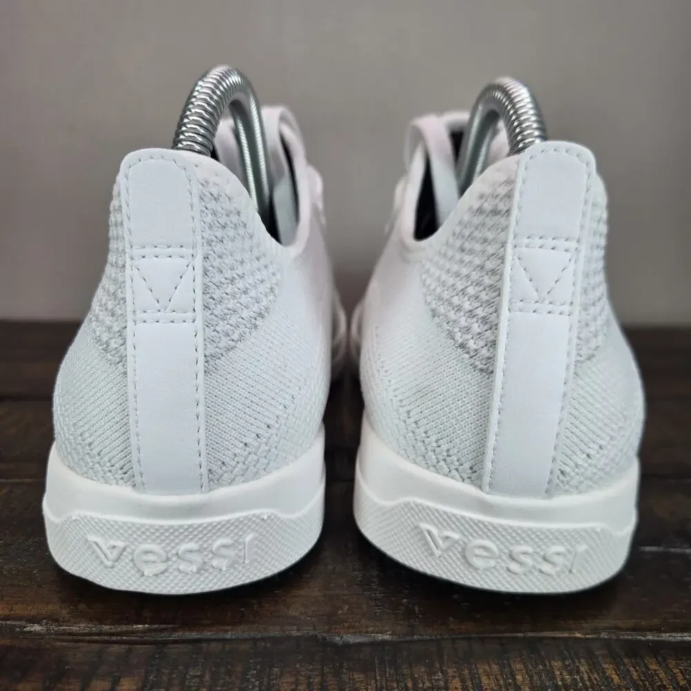 Vessi Weekend 1.5 Sneaker Womens Size 9 Waterproof Shoes Marble White